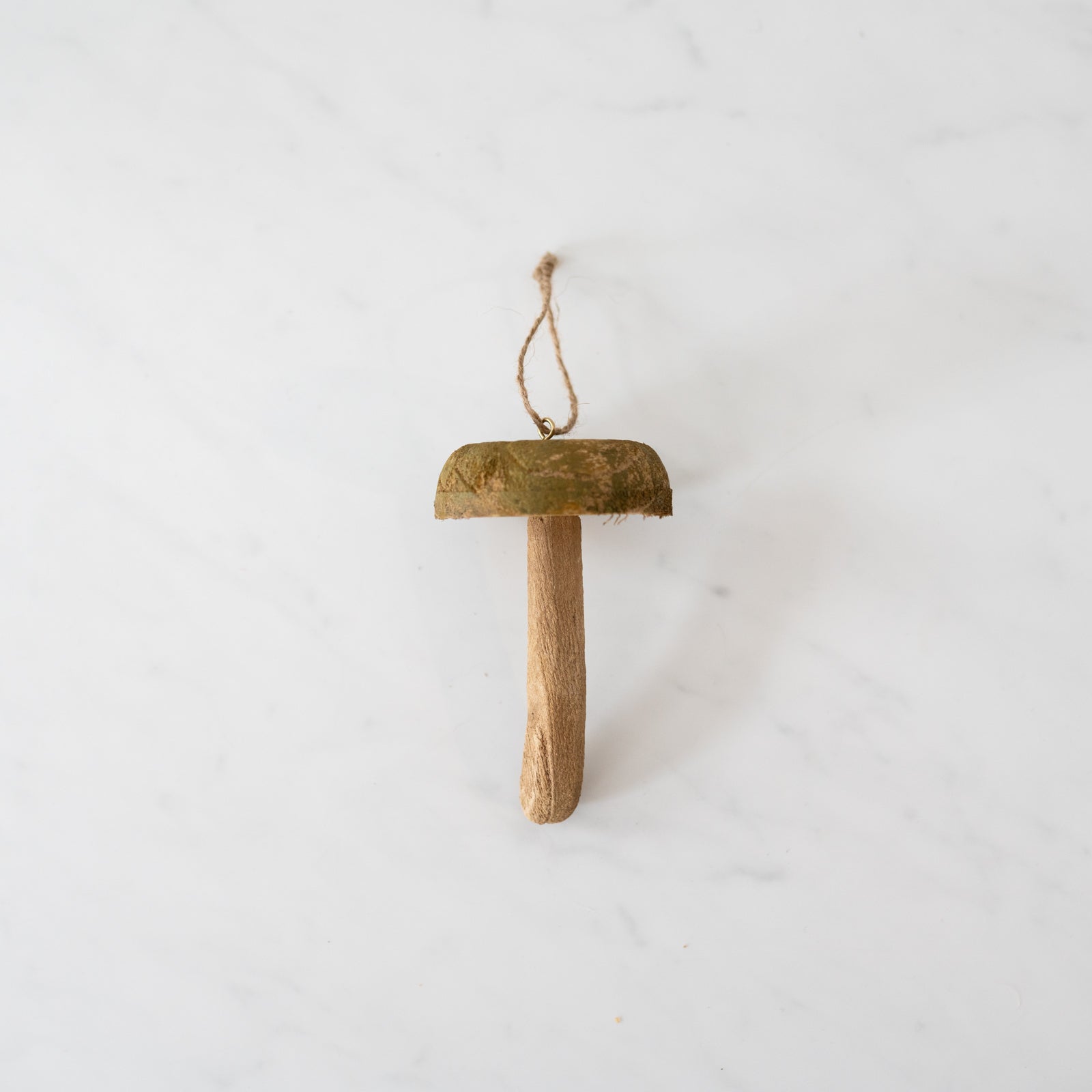 Wood Mushroom Ornament - Rug & Weave