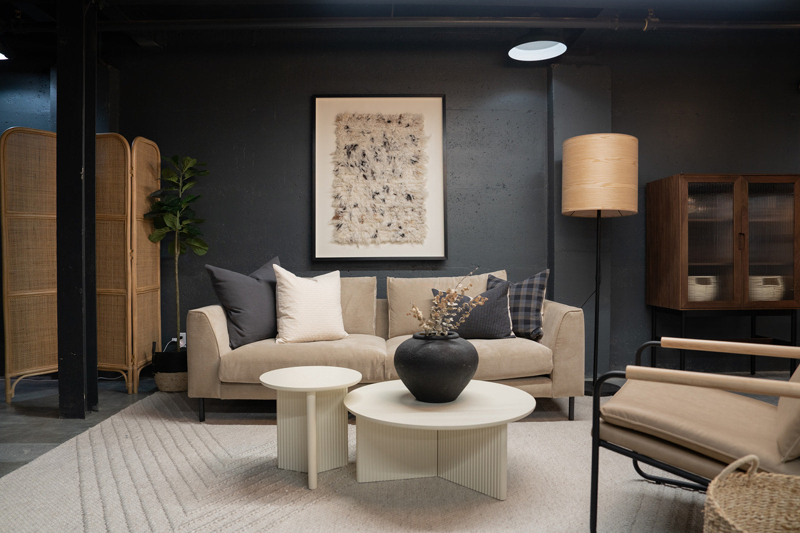 Gus* Modern Odeon End Table - Pearl - Rug & Weave 