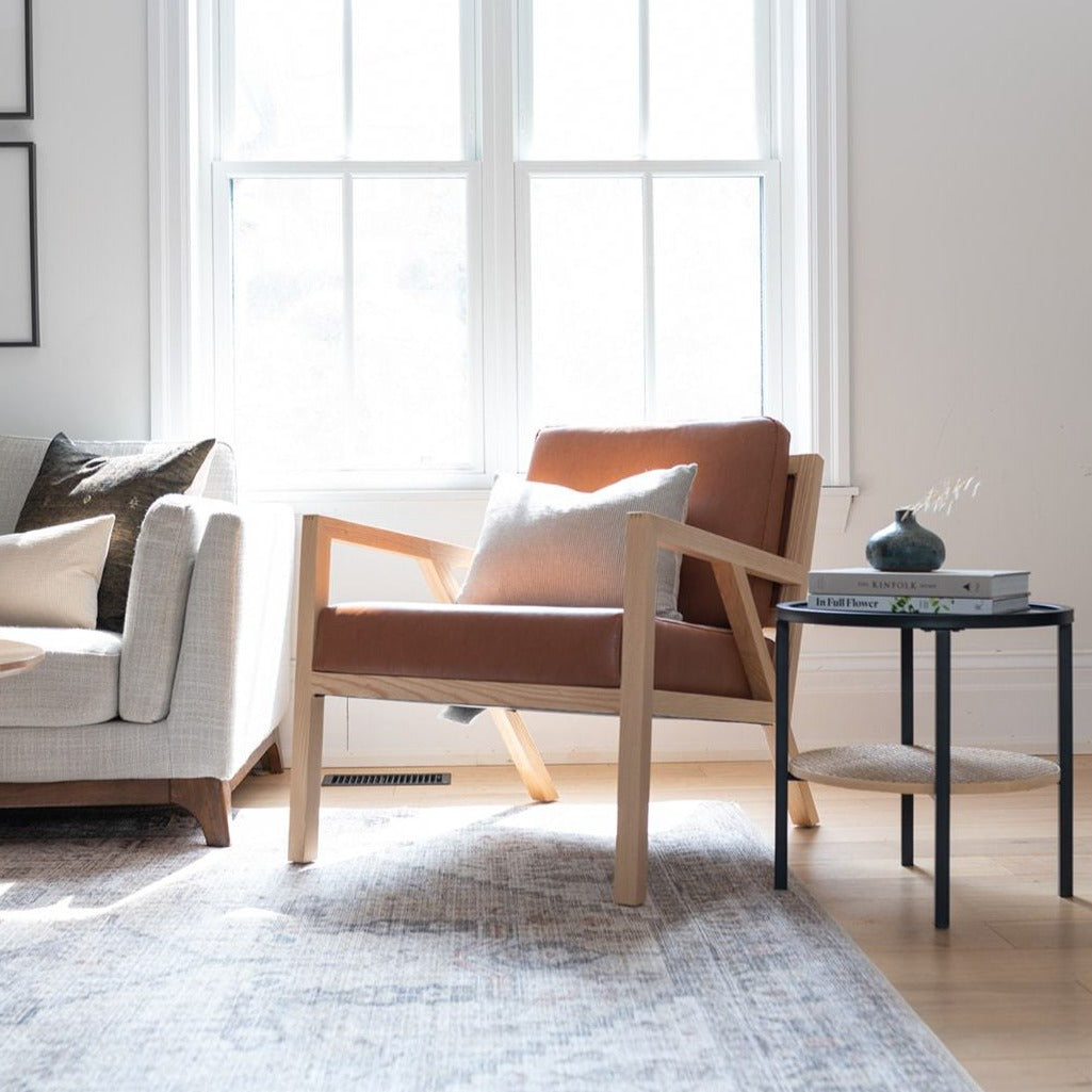 Gus* Modern Truss Lounge Chair - Rug & Weave