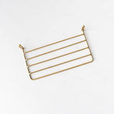Brass Wire Shelf - Rug & Weave