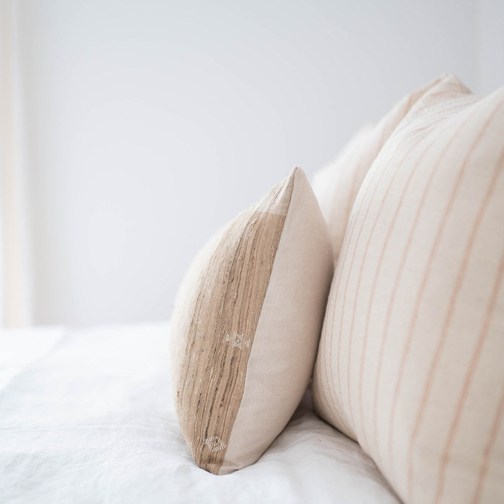 Sandy Tussar Pillow Cover - Rug & Weave