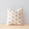 Charcoal Woven Dots Pillow Cover - Rug & Weave