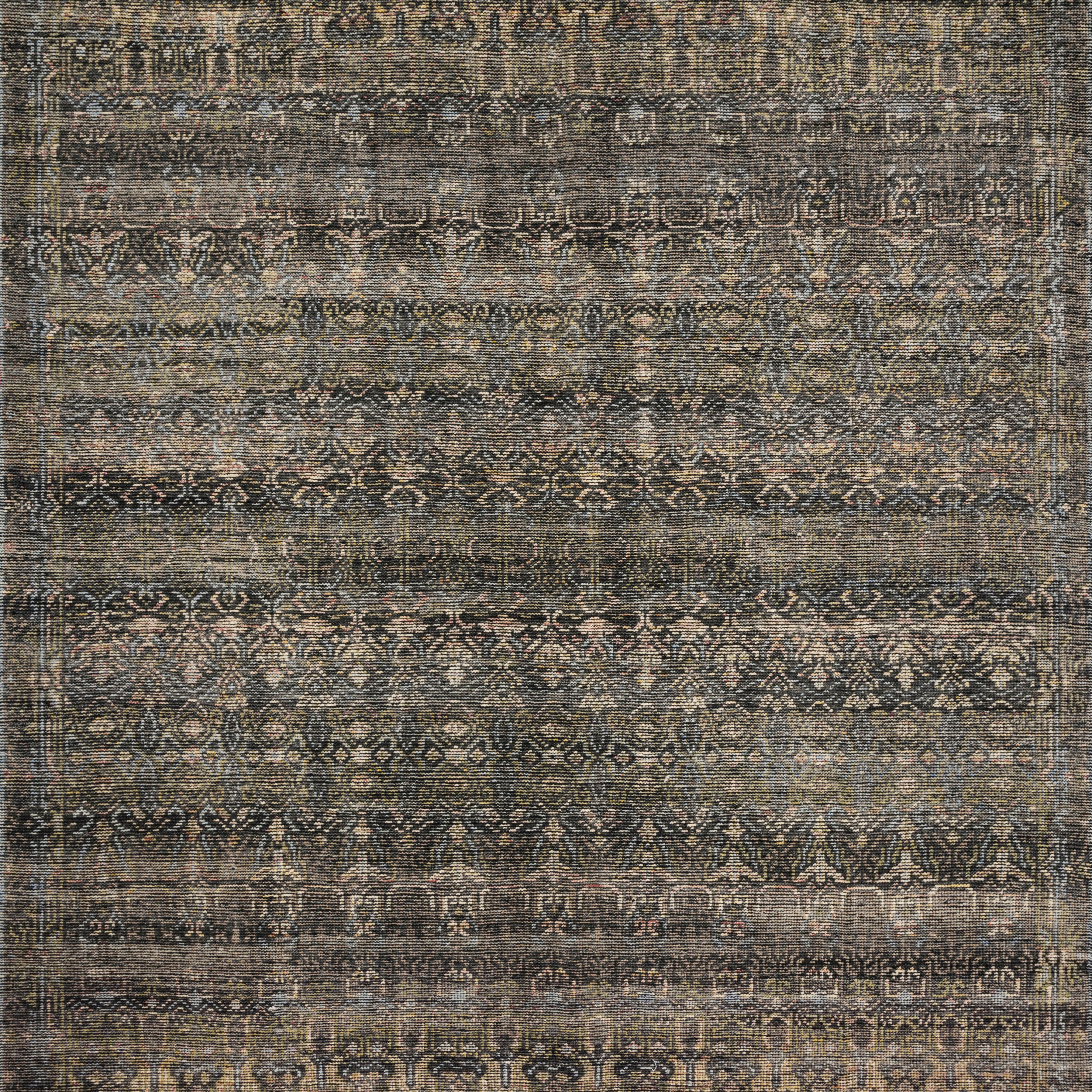 Loloi Amara Charcoal / Lagoon Rug - Rug & Weave