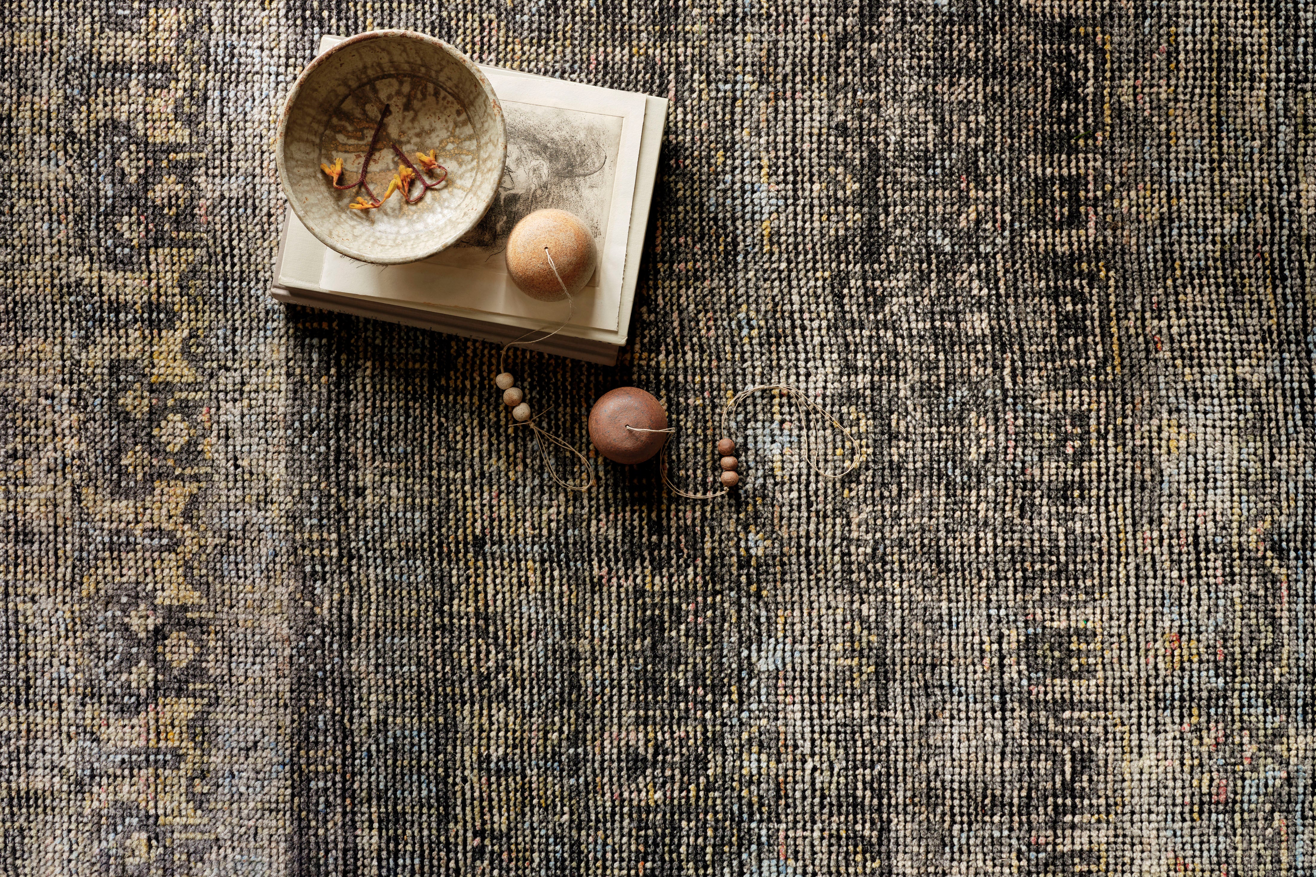 Loloi Amara Charcoal / Lagoon Rug - Rug & Weave
