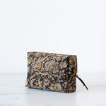 Block print every day toiletry bag