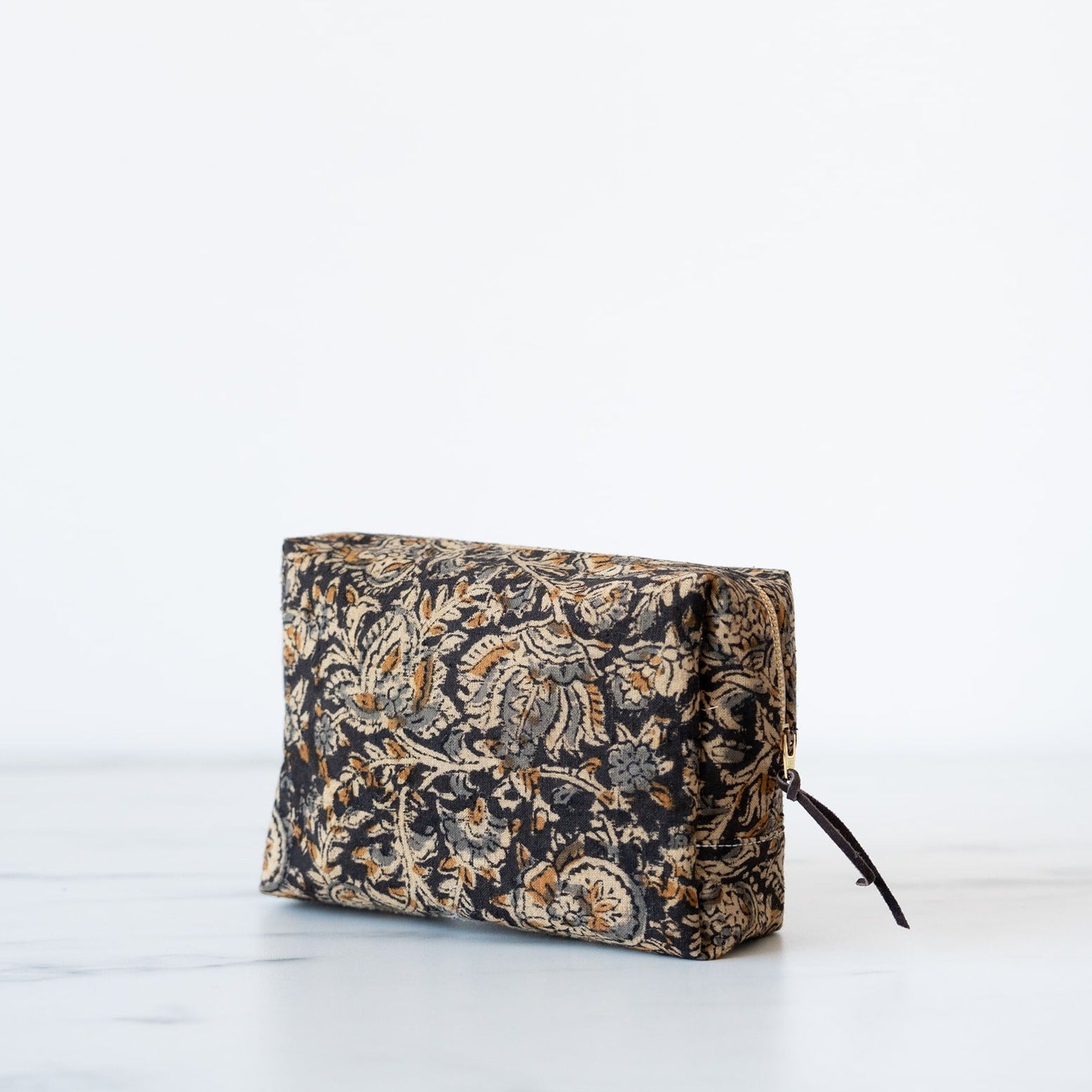 Block print every day toiletry bag