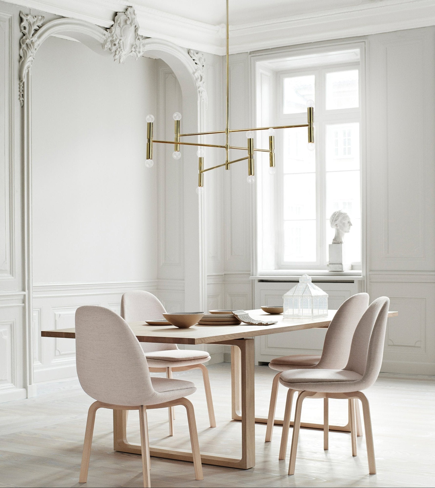 Axelrod Polished Gold Pendant Light - Rug & Weave