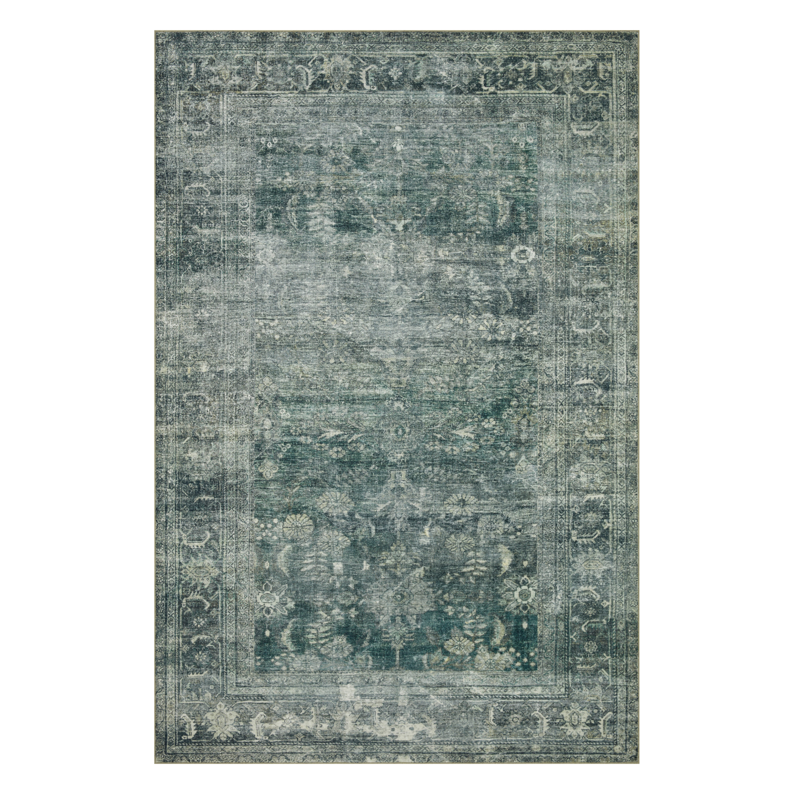 Magnolia Home by Joanna Gaines x Loloi Banks Blue / Lagoon Rug 1 - RUGS - patterned Loloi 18" x 18" Sample