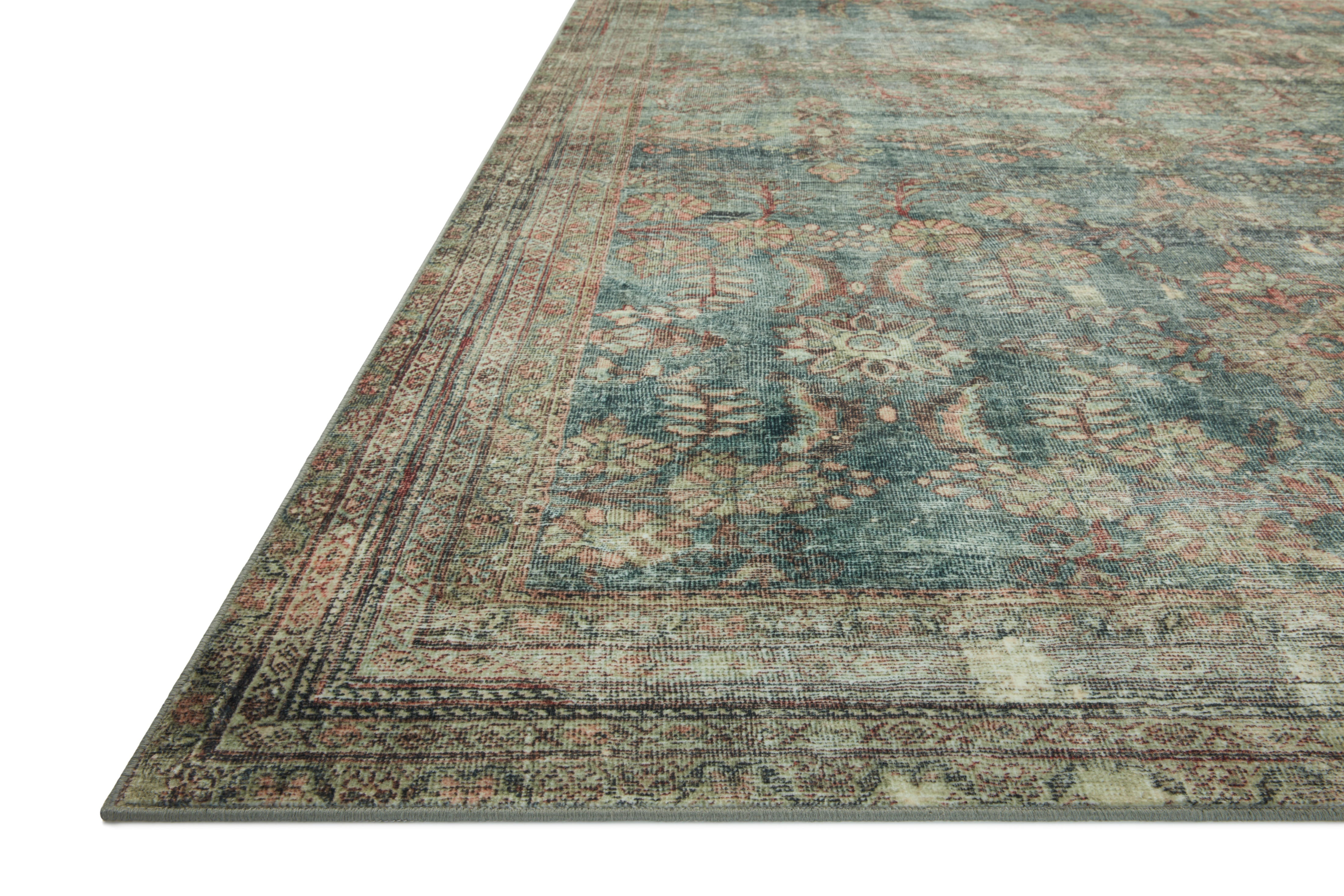 OVERSTOCK - Banks Ocean / Spice Rug - 5'-0" x 7'-6" IN STORE - Sale Rugs Loloi