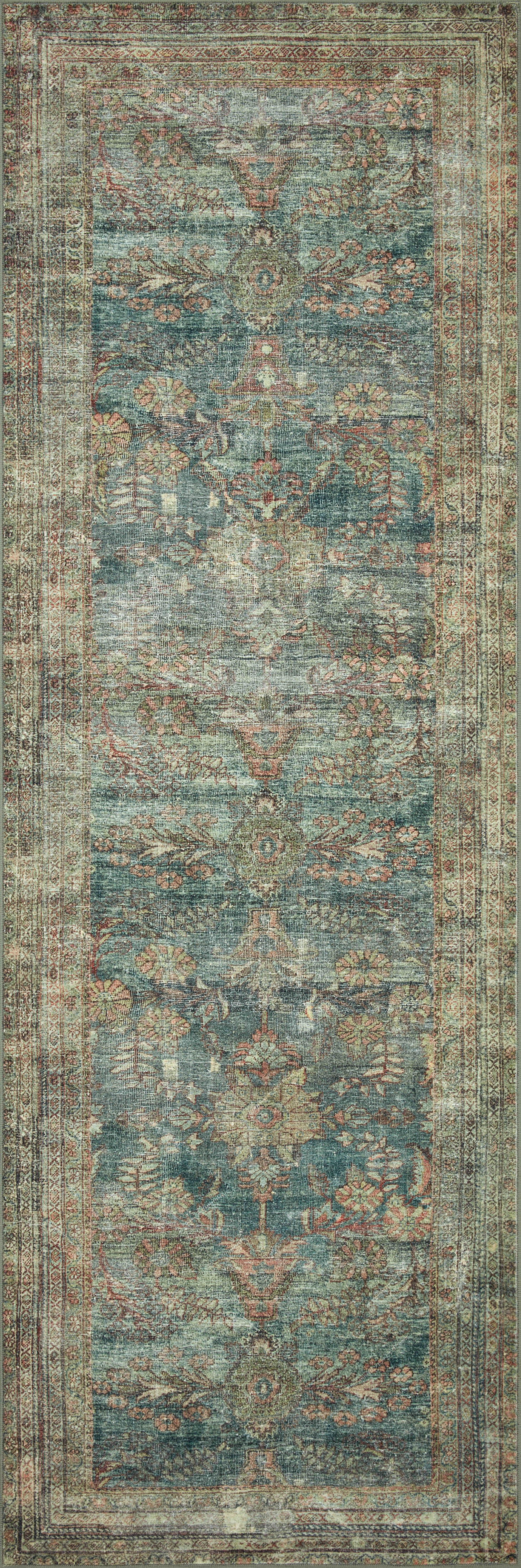 OVERSTOCK - Banks Ocean / Spice Rug - 5'-0" x 7'-6" IN STORE - Sale Rugs Loloi