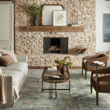 OVERSTOCK - Banks Ocean / Spice Rug - 5'-0" x 7'-6" IN STORE - Sale Rugs Loloi