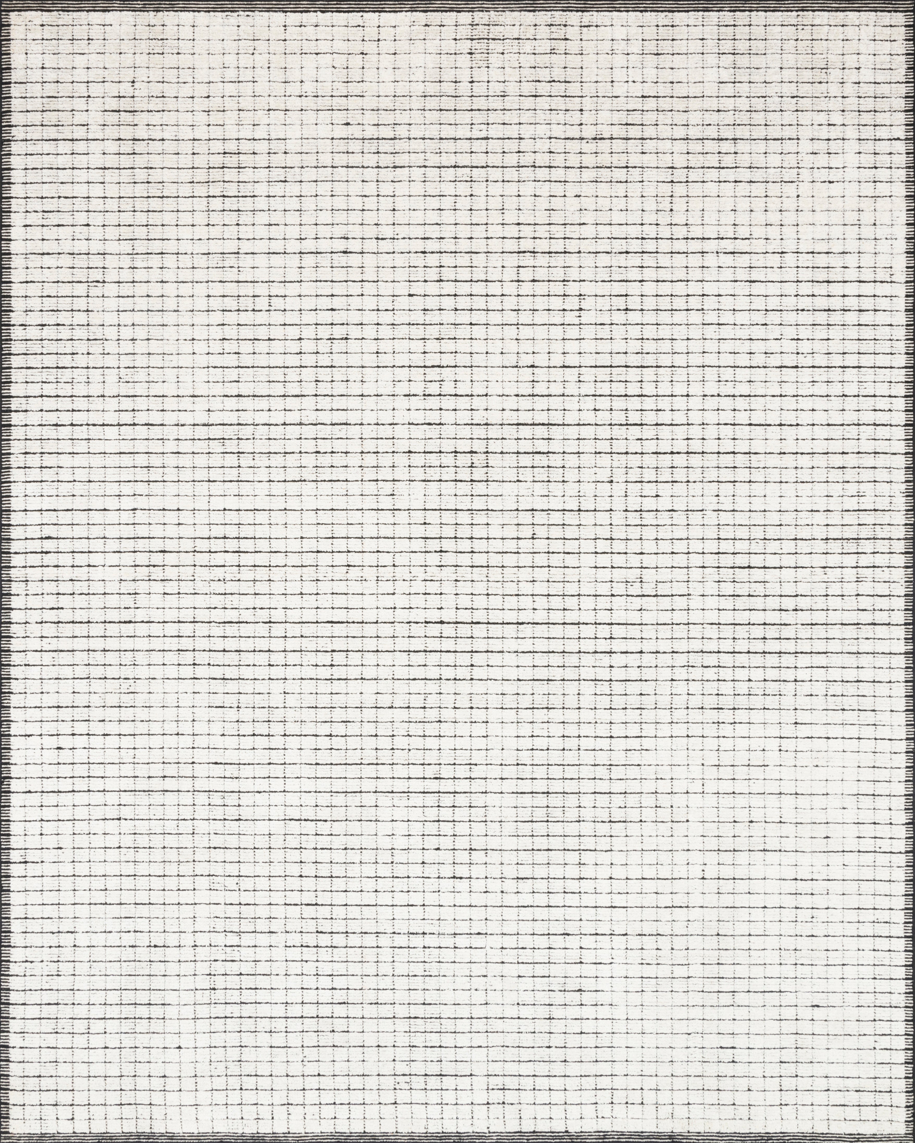 Loloi Beverly Ivory/ Black Rug 2-RUGS-patterned Loloi