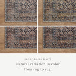 OVERSTOCK - Loloi Billie Ink / Salmon Rug - 8’6” x 11’6” IN STORE - Sale Rugs Loloi