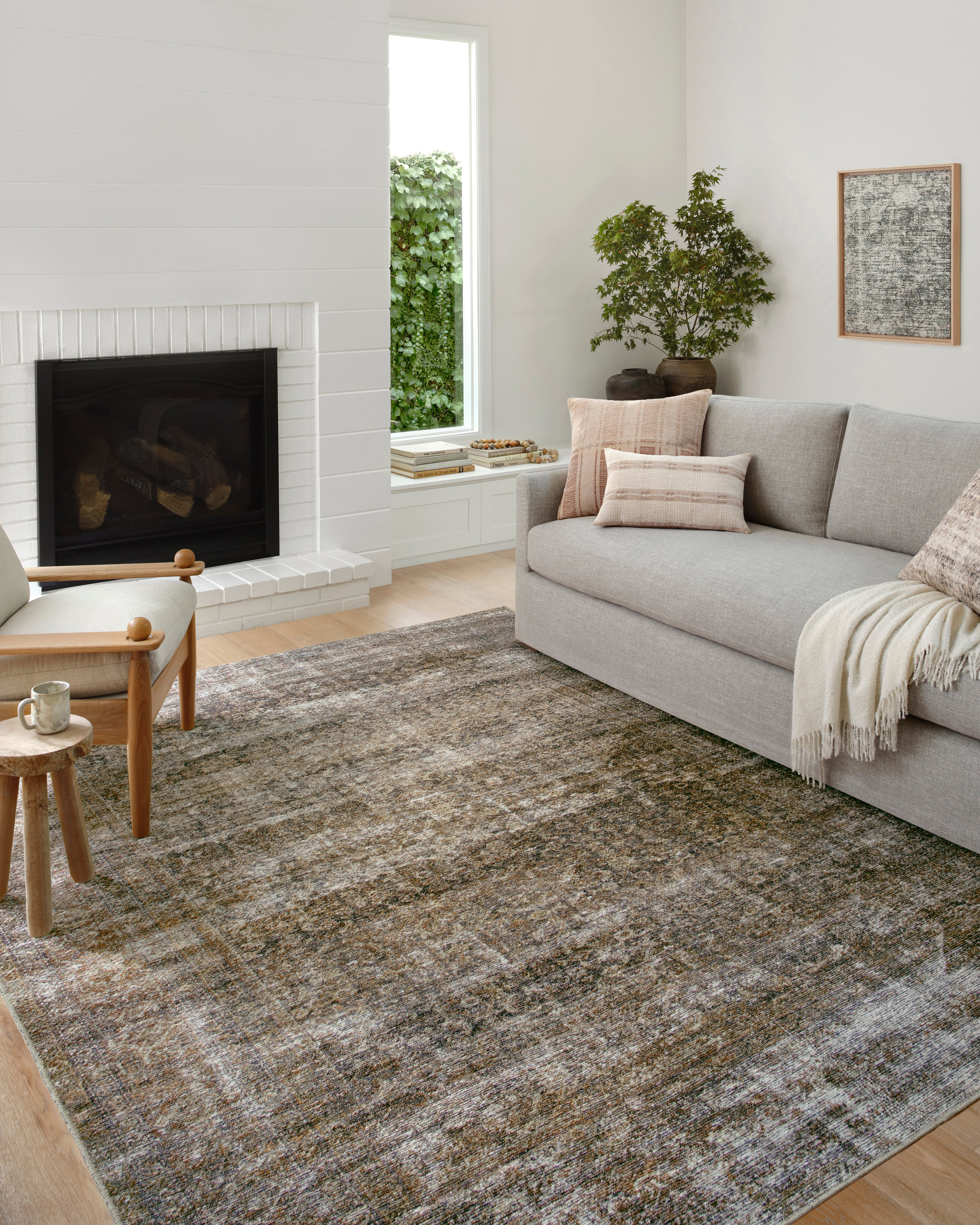Amber Lewis x Loloi Billie Tobacco / Rust Rug - Rug & Weave
