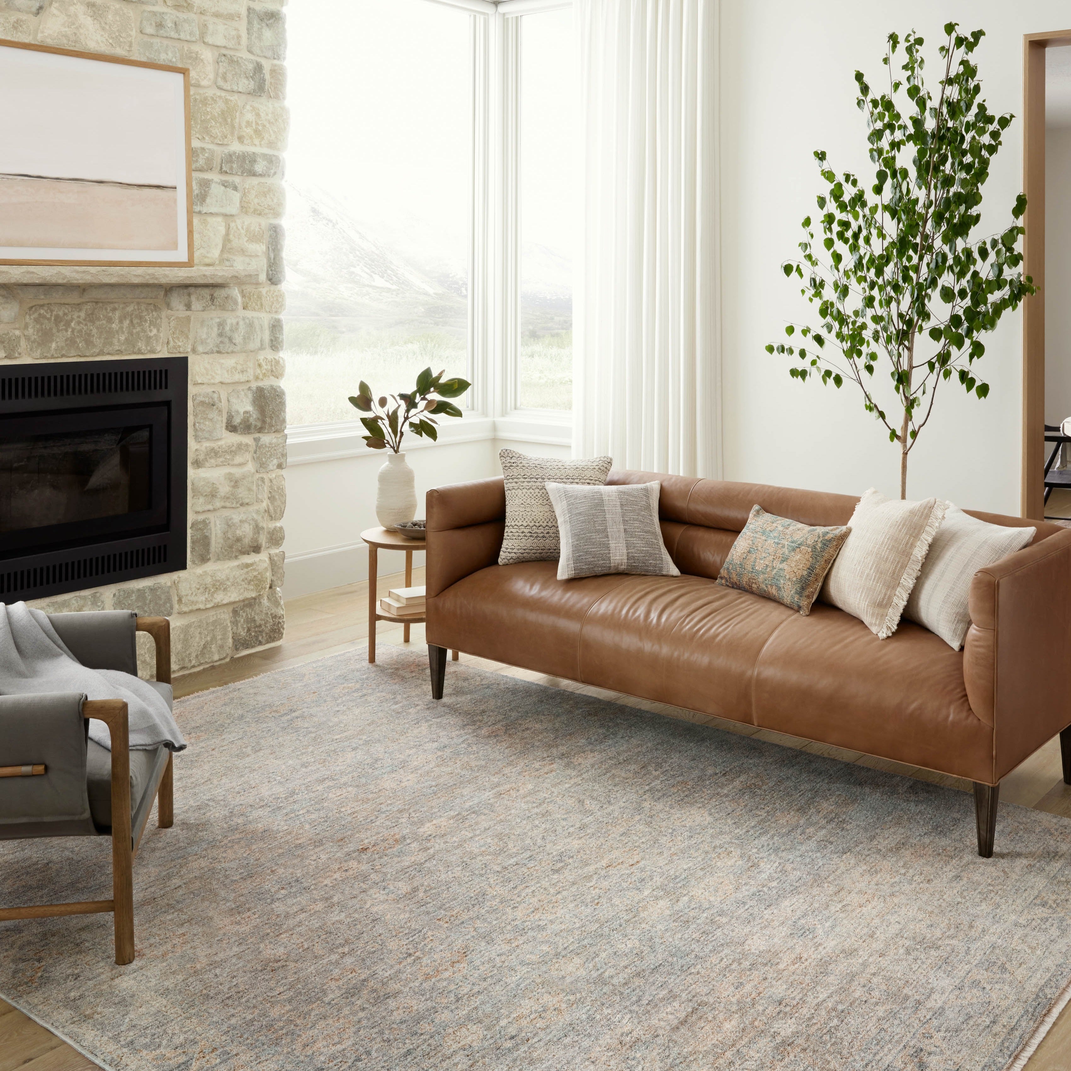 Angela Rose x Loloi Blake Sky/ Beige Rug - Rug & Weave
