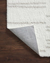 Loloi Bliss Shag White / Grey Rug - Rug & Weave