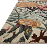 Loloi Belladonna Ivory / Lagoon Rug 0-RUGS-wool rugs Loloi
