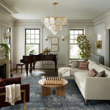 Jean Stoffer x Loloi Bradbury Ocean / Gold Rug
