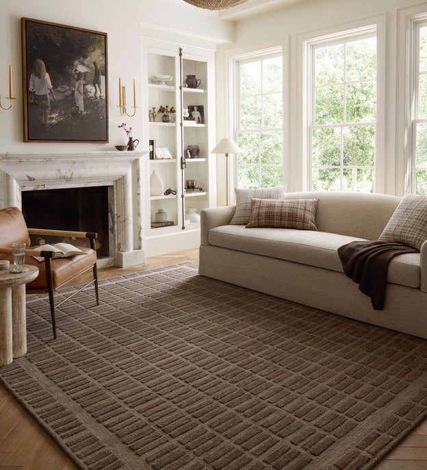 Chris Loves Julia x Loloi Bradley Cocoa Rug 0-RUGS-wool Loloi