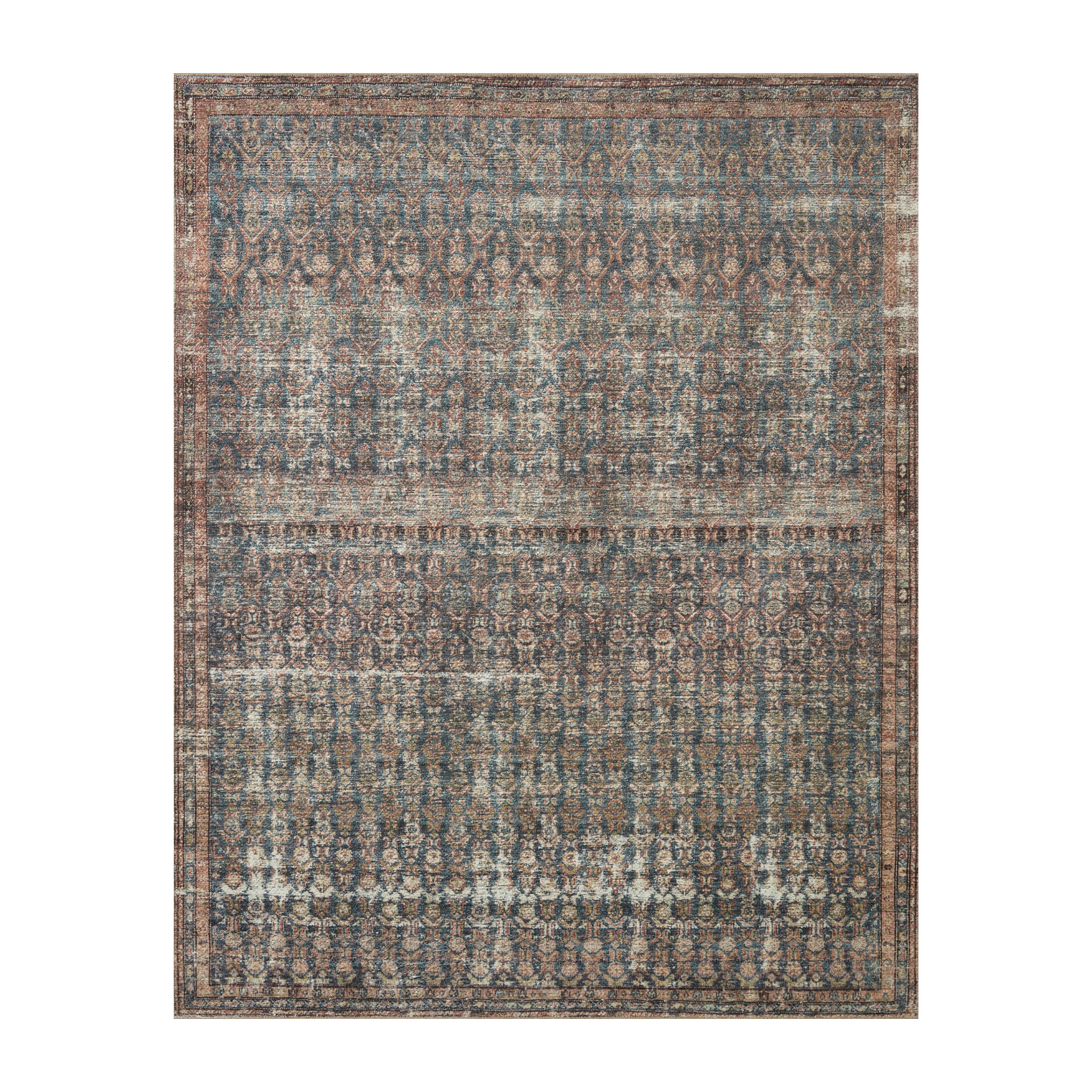 Amber Lewis x Loloi Billie Ocean / Brick Rug 0-patterned rugs Loloi 18" x 18" sample