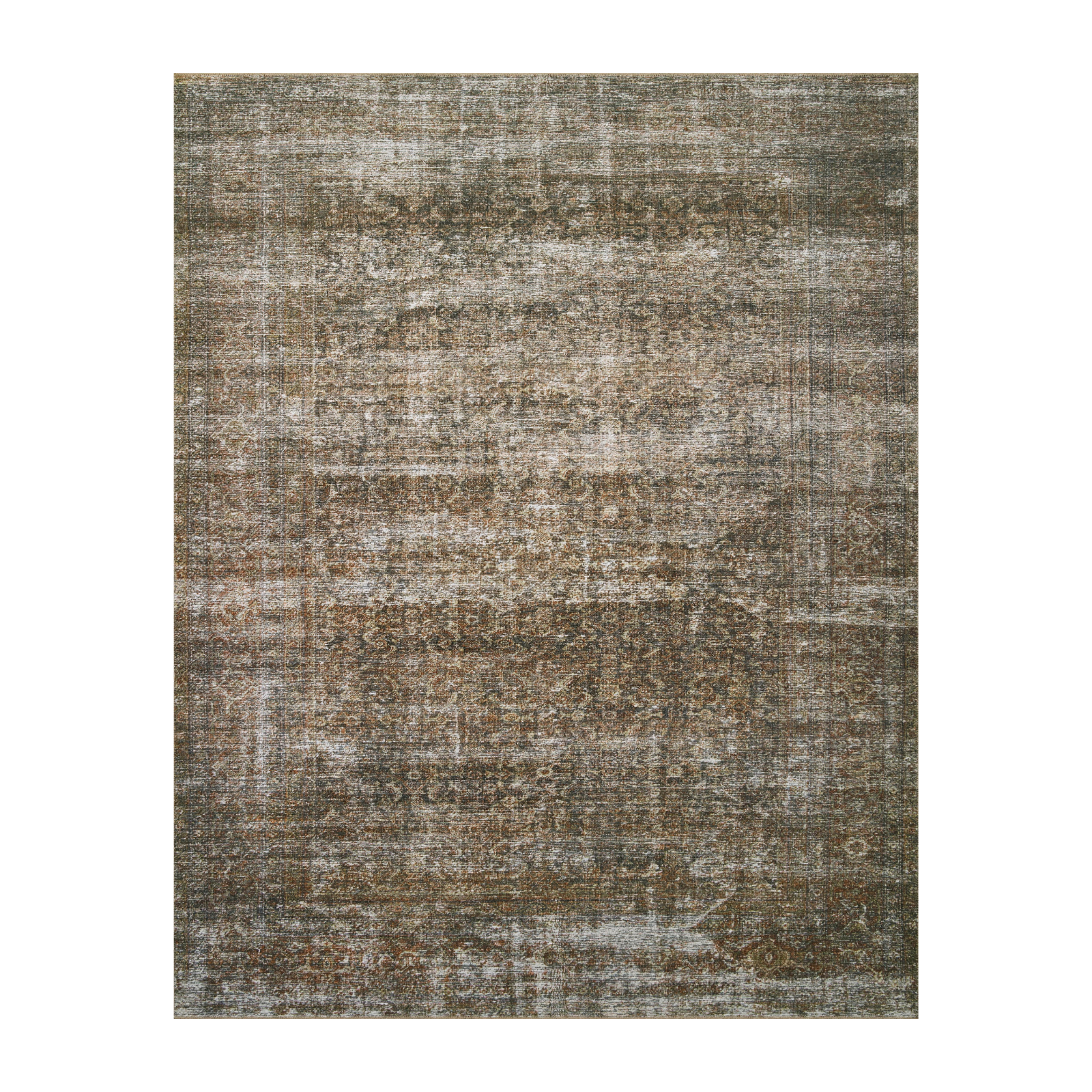 Amber Lewis x Loloi Billie Tobacco / Rust Rug 0-patterned rugs Loloi 18" x 18" sample