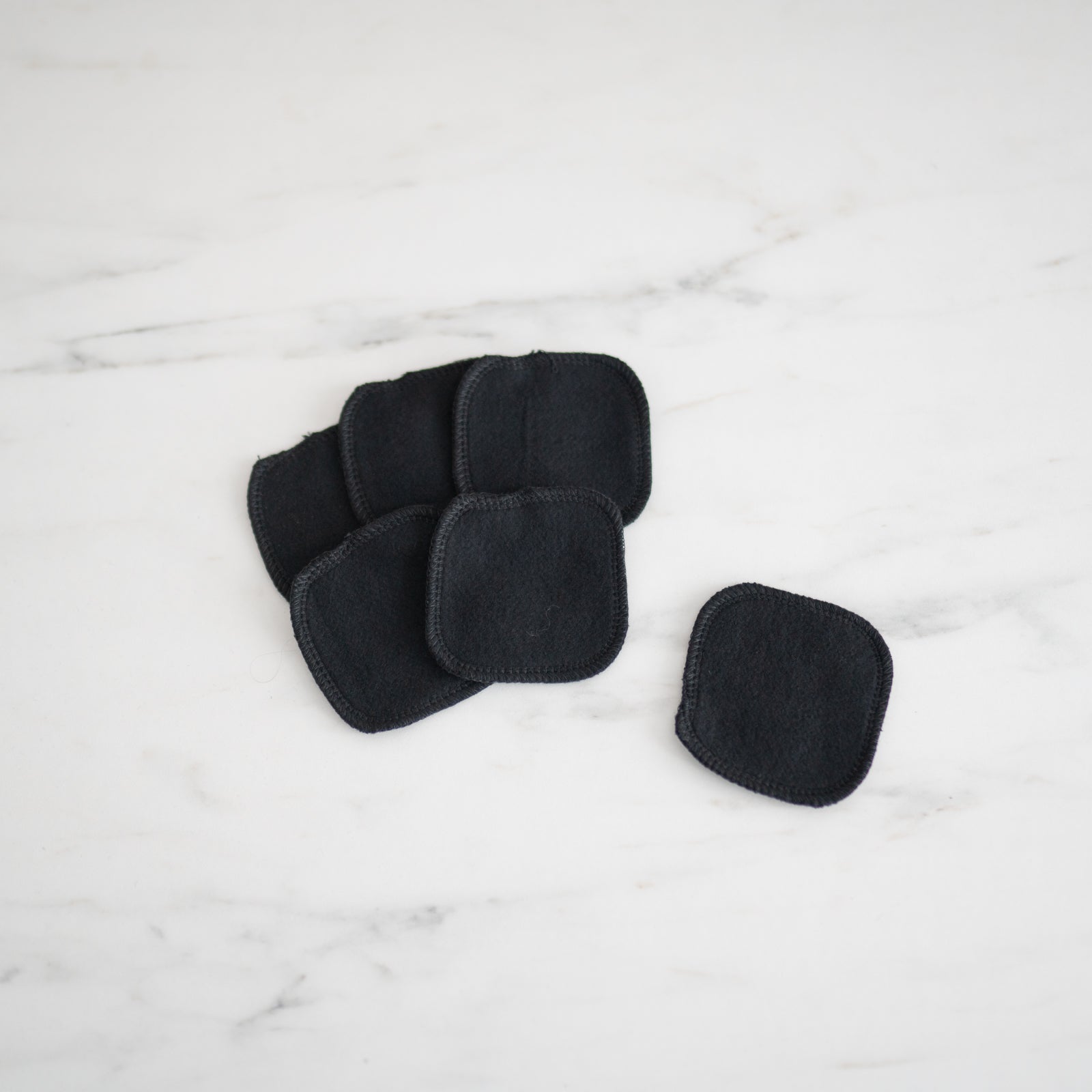 Black Hemp Facial Rounds - Rug & Weave