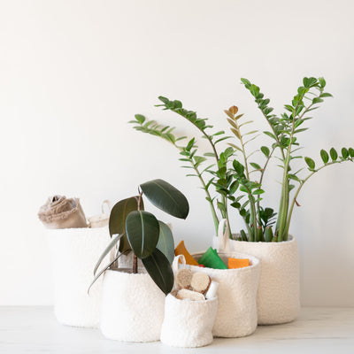 Boucle Eco-Fabric Baskets