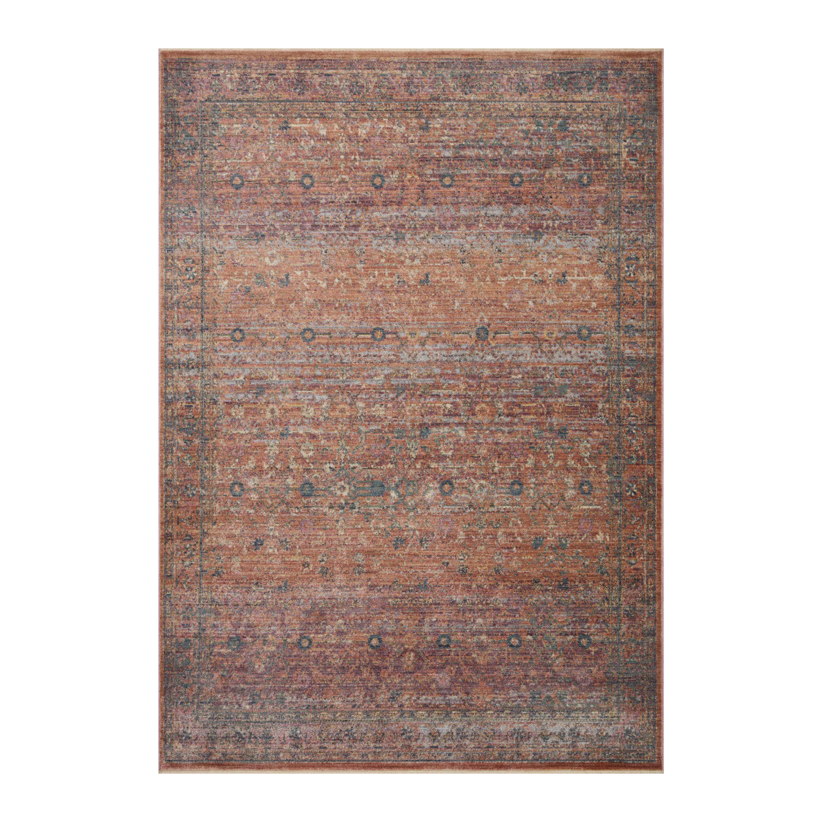 Jean Stoffer x Loloi Bradbury Sunset / Multi Rug 0-patterned rugs Loloi 18" x 18" Sample
