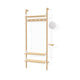 Blonde Uprights White Brackets Blonde Shelves