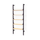 Black Uprights Black Brackets Blonde Shelves