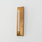 Brass Channel Wall Sconce Candle Holder - Rug & Weave