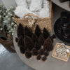 Brown Glitter Bottle Brush Tabletop Tree - Rug & Weave