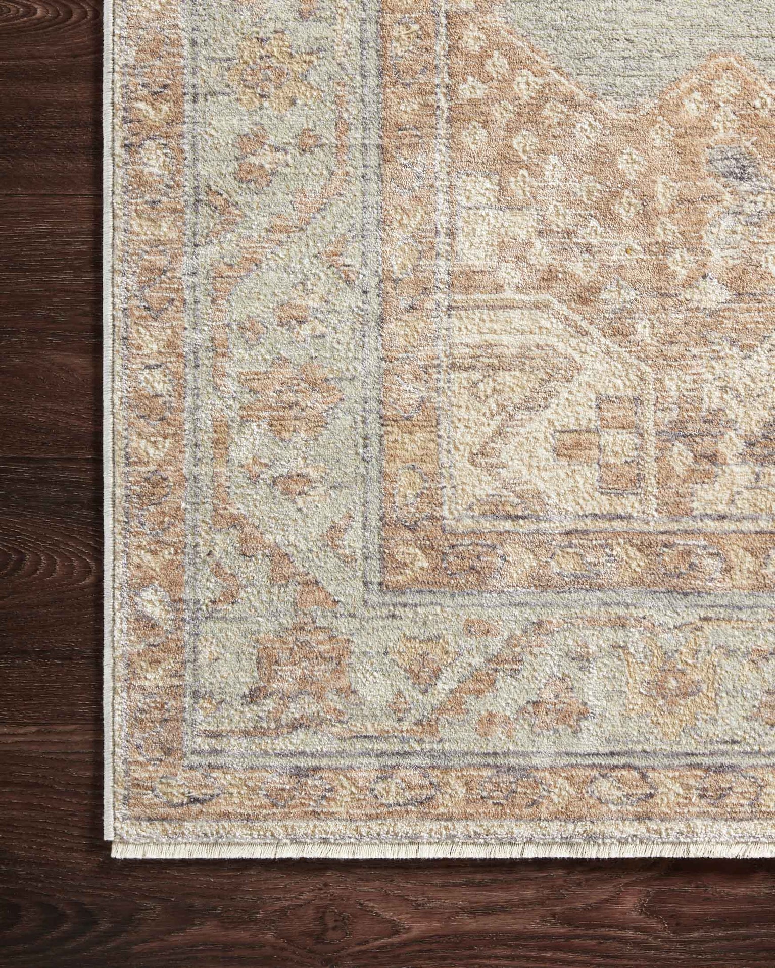 Loloi Carlisle Seafoam / Taupe Rug RUGS - vintage inspired Loloi