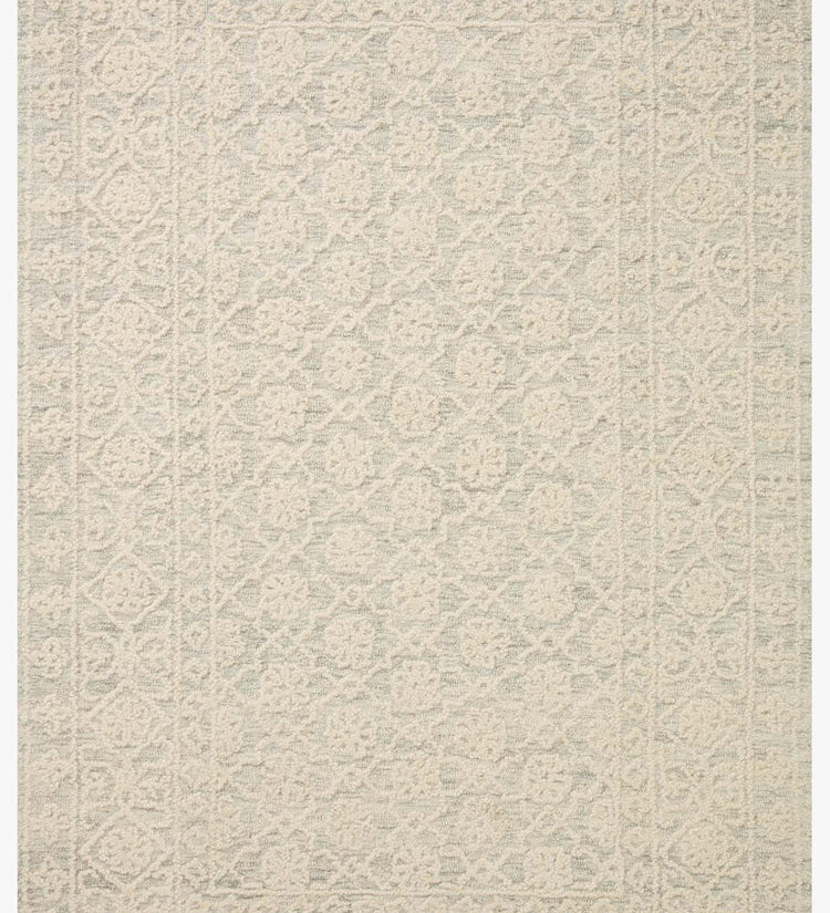 Loloi Cecelia Mist / Ivory Rug RUGS - wool Loloi