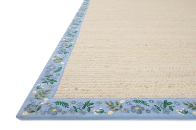 Rifle Paper Co. x Loloi Costa Ivory / Periwinkle Rug - Rug & Weave