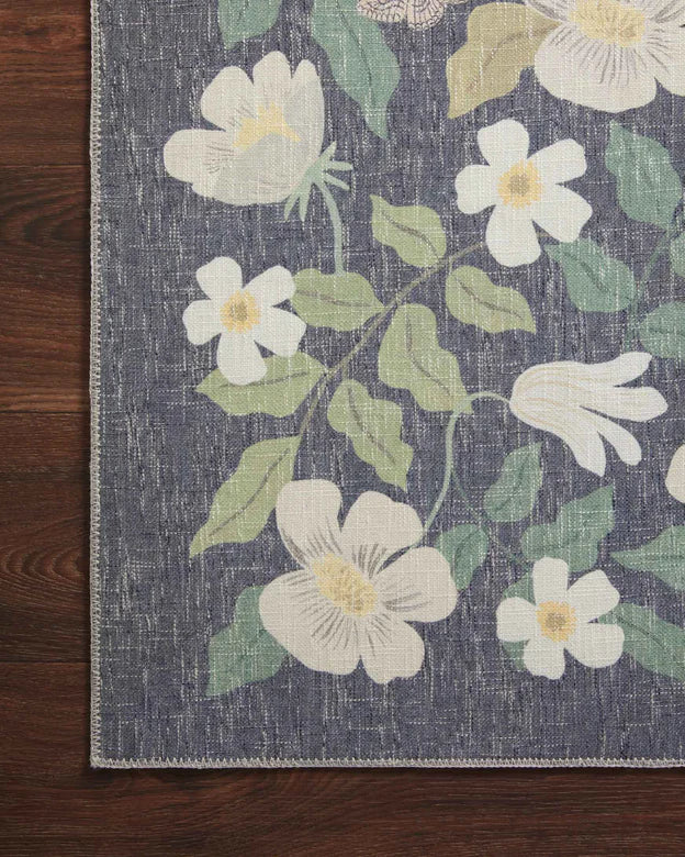 Rifle Paper Co. X Loloi/ Cotswolds Primrose Charcoal Rug - Rug & Weave
