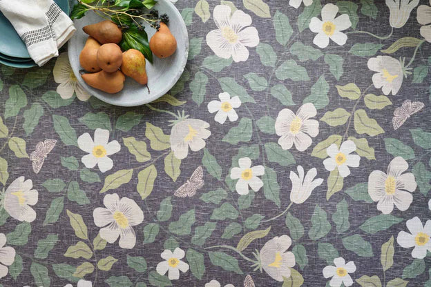 Rifle Paper Co. X Loloi/ Cotswolds Primrose Charcoal Rug - Rug & Weave