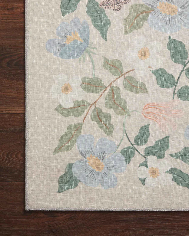 Rifle Paper Co. X Loloi/ Cotswolds Primrose Sand Rug - Rug & Weave