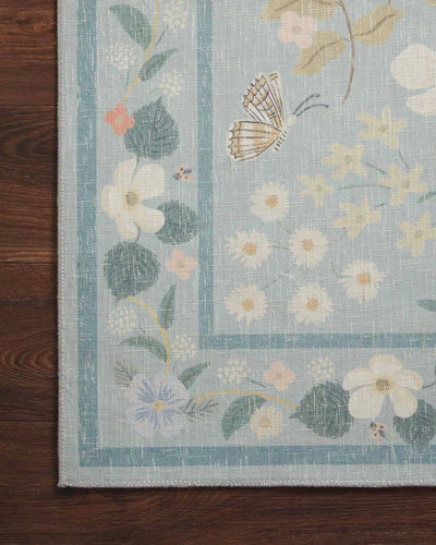 Rifle Paper Co. X Loloi/ Cotswolds Willow Sky Rug - Rug & Weave