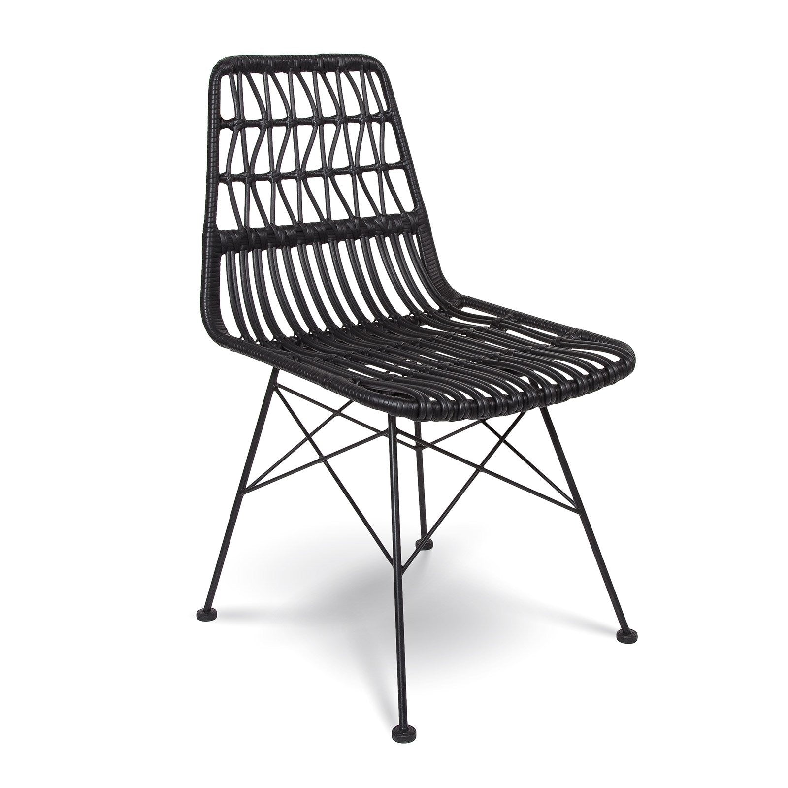 Callie Dining Chair / Black - Rug & Weave