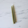 Classic 12" Taper Candles - Olive - Rug & Weave