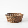 Cocoa Midrib Round Basket