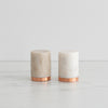 Copper & Marble Salt & Pepper Shakers - Rug & Weave