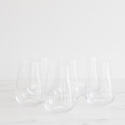 Crystalite Stemless Wine Glass Set - Rug & Weave