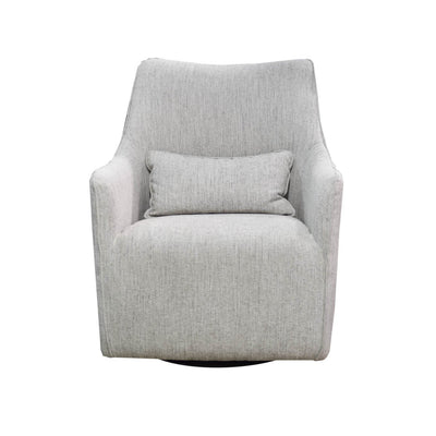 Kenny Swivel Club Chair - Woven Linen