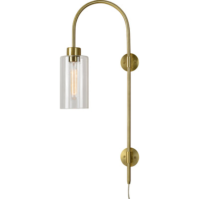 Darnell Brass Wall Sconce - Rug & Weave