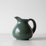 Deep Green Stoneware Pitcher - Rug & Weave