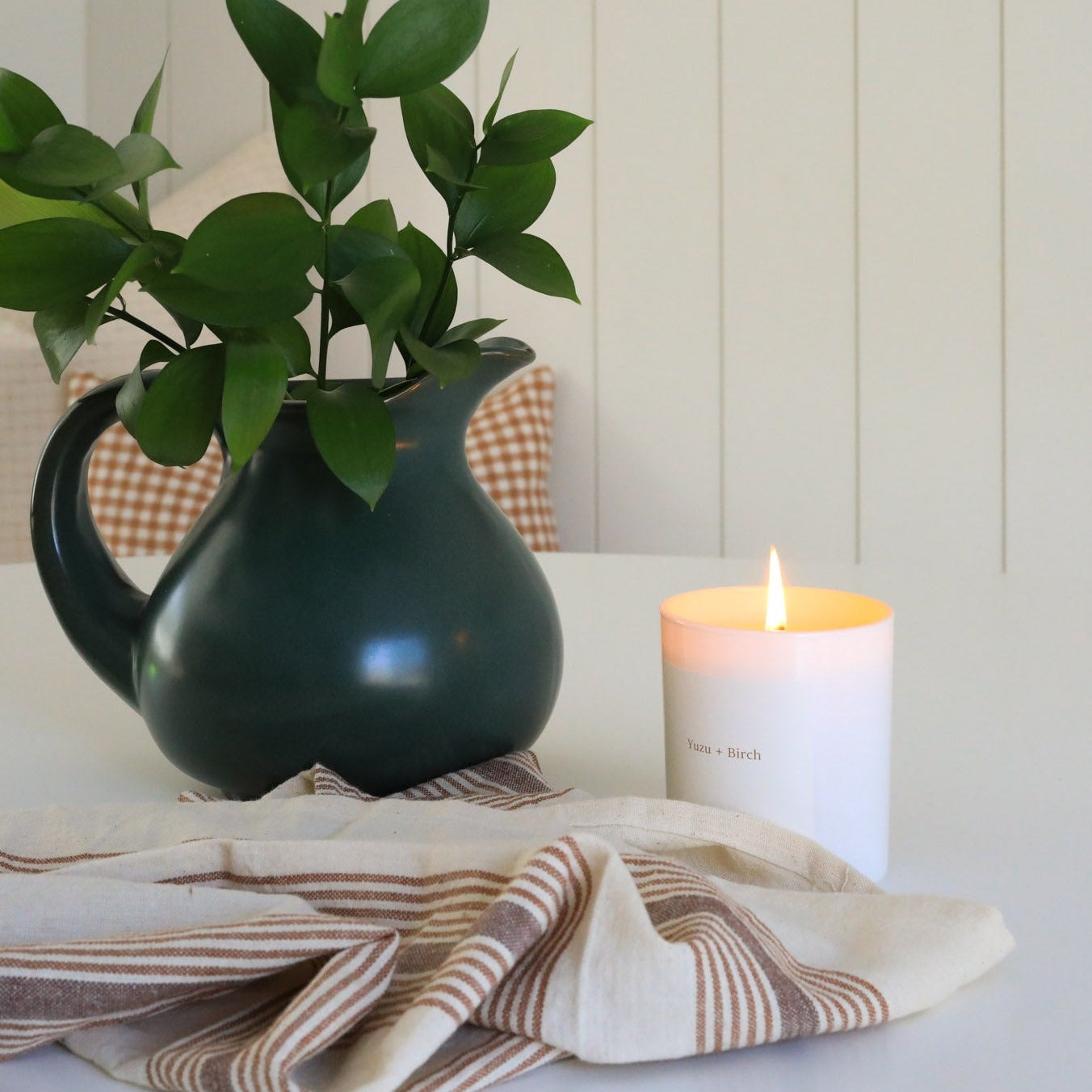 Deep Green Vase - Rug & Weave
