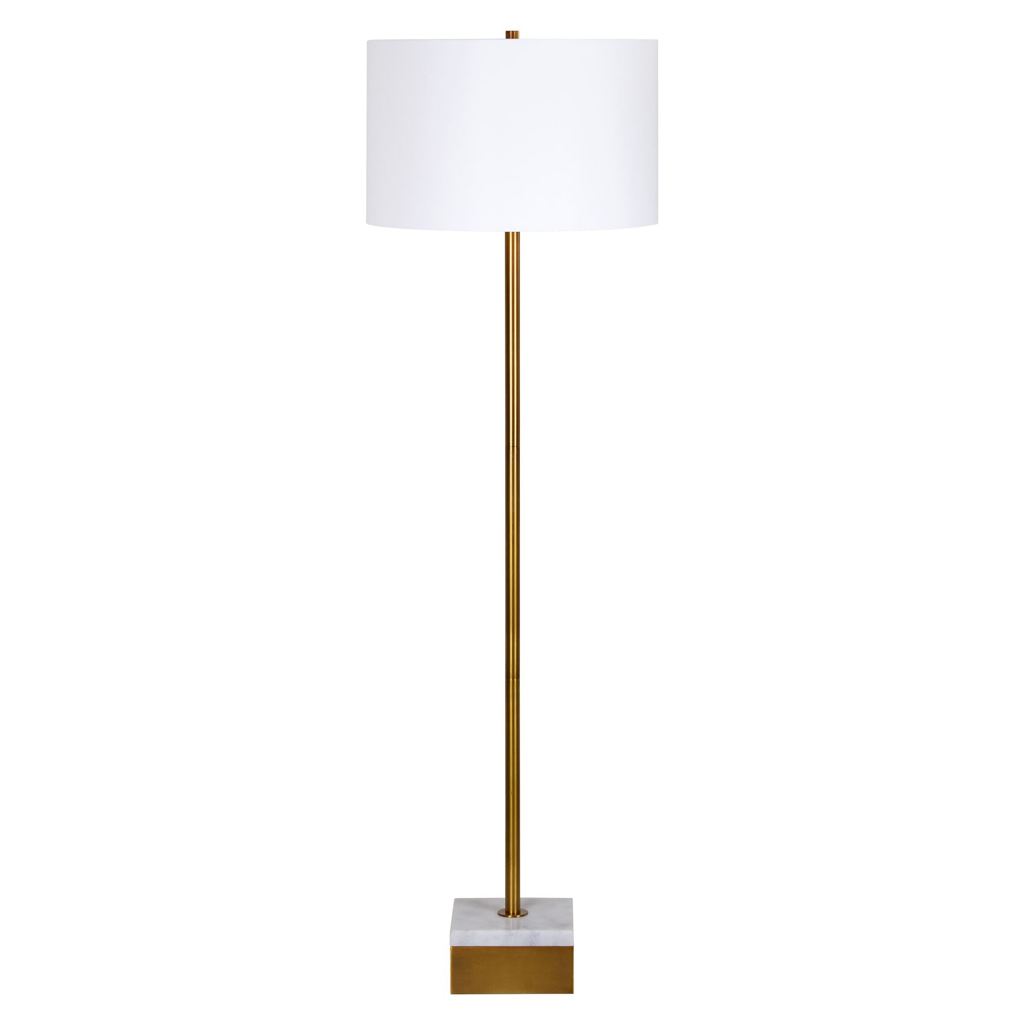 Gabriel Gold & Marble Floor Lamp - Rug & Weave