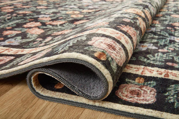 Rifle Paper Co. X Loloi/ Eden Mughal Garden Black Rug - Rug & Weave